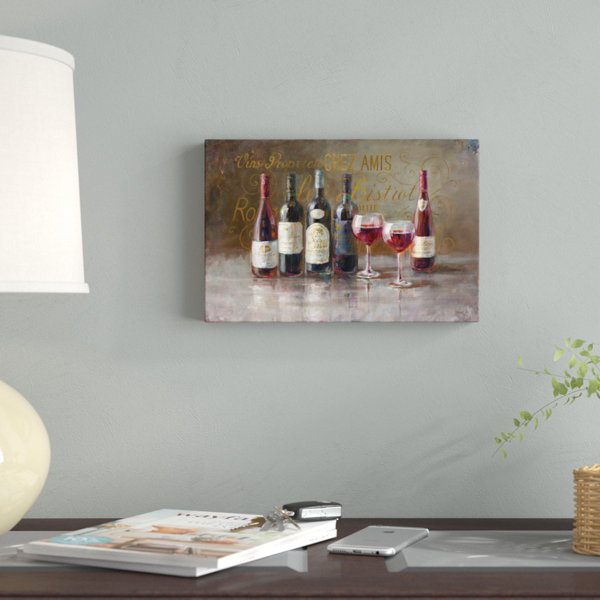 Blue Elephant Bistro Reds by Danhui Nai No Frame Art Prints on Canvas